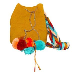 WAYUU Bag Indian Handmade Crossbody Shoulder Handbag Bracelet Key Chain Mochila